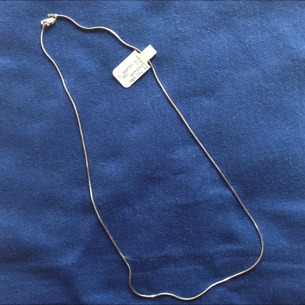 NWT K & W Sterling Silver Lovely 18 inch Necklace